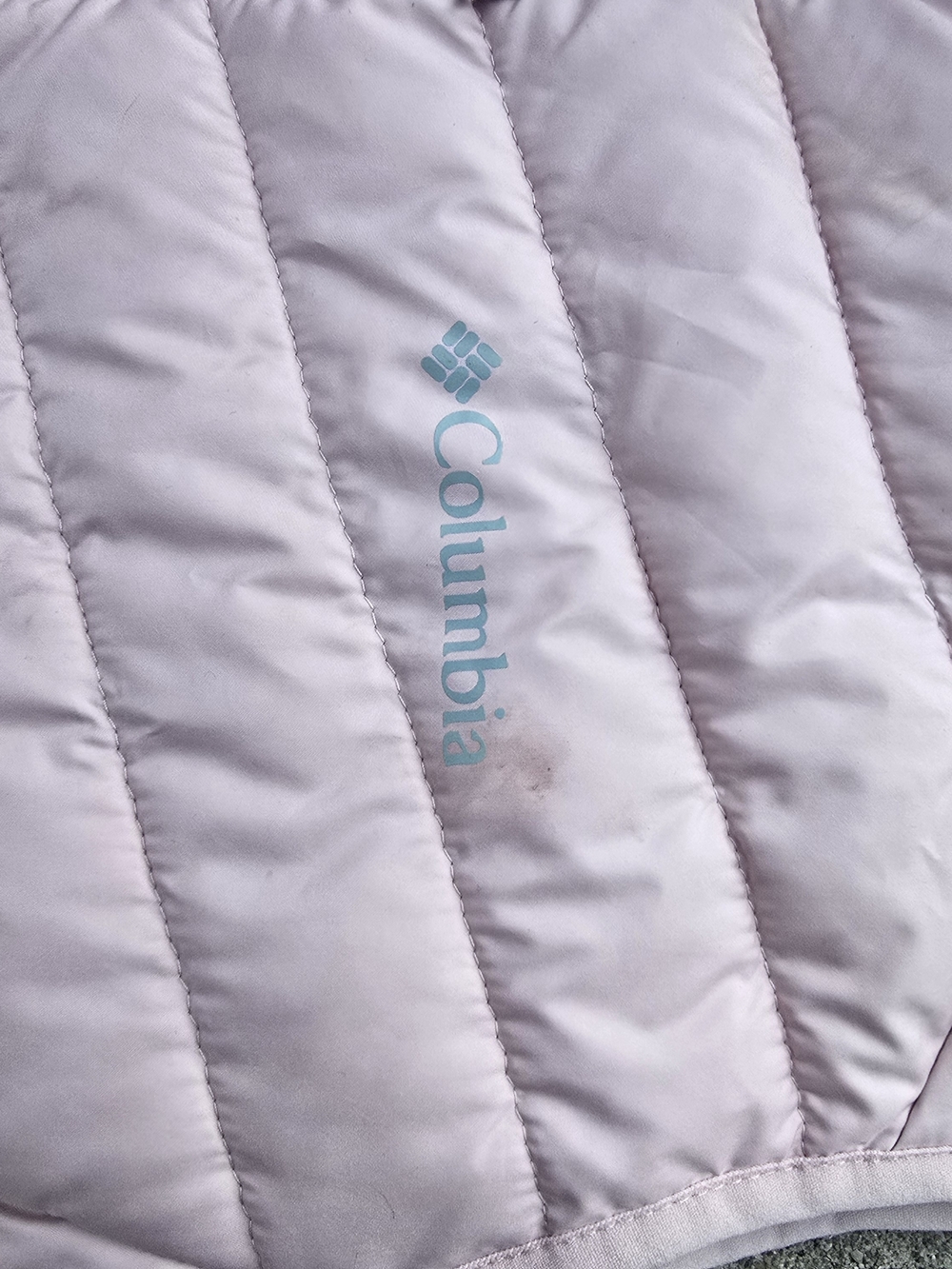 Columbia Light Pink Quilted Packable Vest - Picture 2 of 3